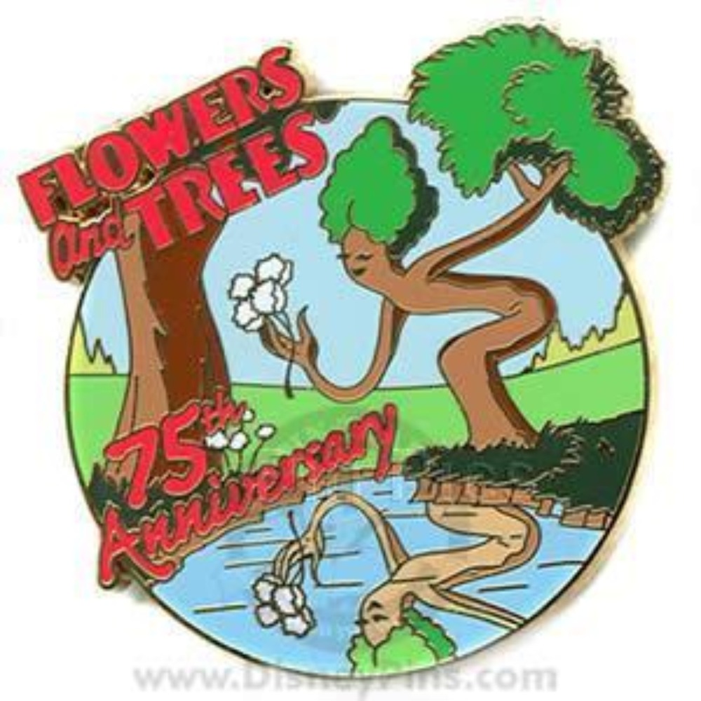 Disney Pin Flowers‎ and Trees 75th Anniversary Animated Short LE 1000 57207 WDW